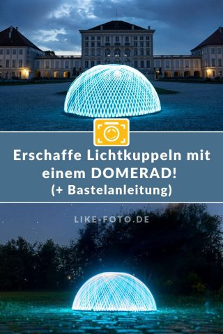 In diesem Artikel zeige ich Dir, wie du ein DOmerad baust und damit leuchtende Lightpaintings fotografieren kannst. Ein super Fotoprojekt!